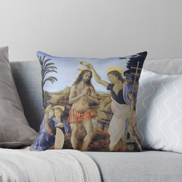 Item preview, Leonardo da Vinci - Battesimo di Cristo designed and sold by VibrantDesign.