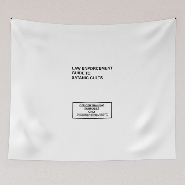 Item preview, LAW ENFORCEMENT GUIDE TO SATANIC CULTS designed and sold by bradytheguy.