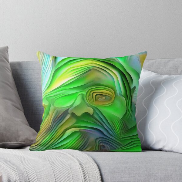 Item preview, Man portrait in green color designed and sold by rolffimages.