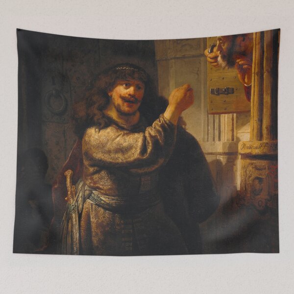Item preview, Rembrandt - Samson Threatened his Father-in-Law designed and sold by VibrantDesign.