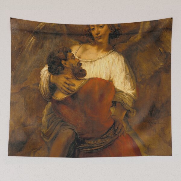 Item preview, Rembrandt - Jacob Wrestling with the Angel designed and sold by VibrantDesign.