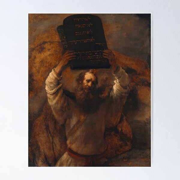 Item preview, Rembrandt - Moses with the Ten Commandments designed and sold by VibrantDesign.