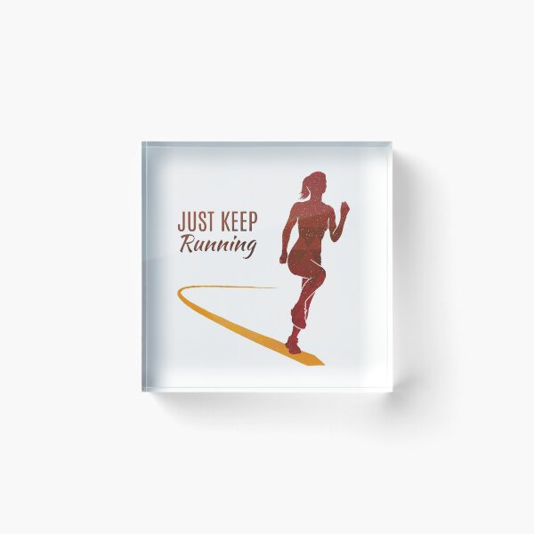 Item preview, Just Keep Running T-Shirt - Motivational Run T-shirt designed and sold by marcocouto.