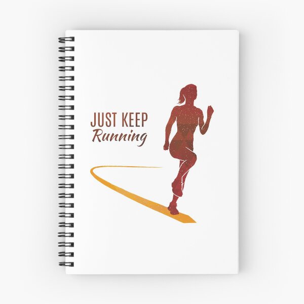 Item preview, Just Keep Running T-Shirt - Motivational Run T-shirt designed and sold by marcocouto.