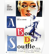 Ein Hauch von Souffle (Atemlos) - Jean-Luc Godard Poster