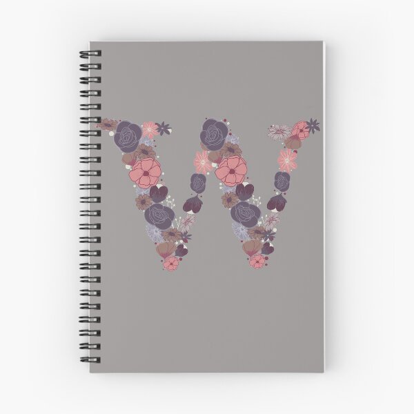 Item preview, W - flower letter designed and sold by kreativeadern.