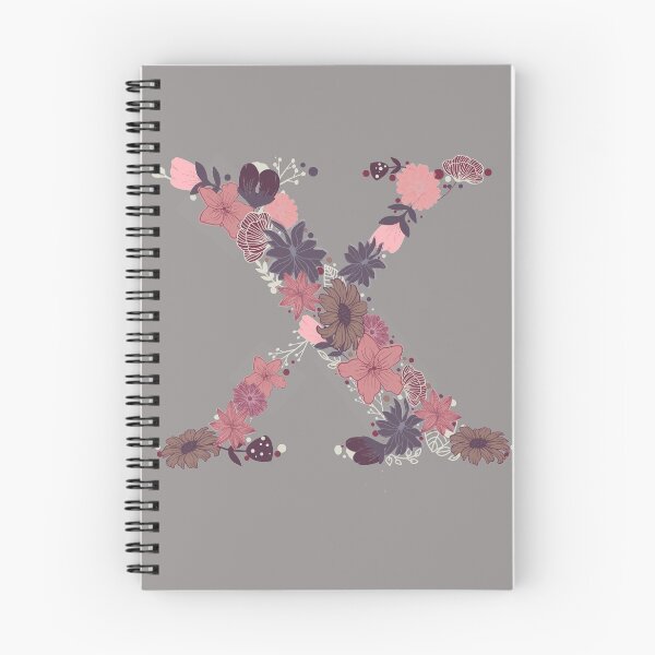 Item preview, X - floral letter designed and sold by kreativeadern.