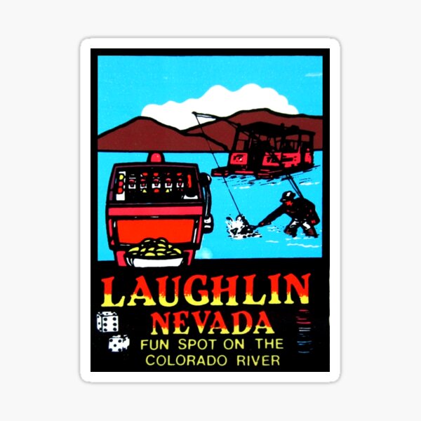 Vista previa del artículo con la obra «Calcomanía de viaje vintage de Laughlin Nevada», diseñado y vendido por hilda74.