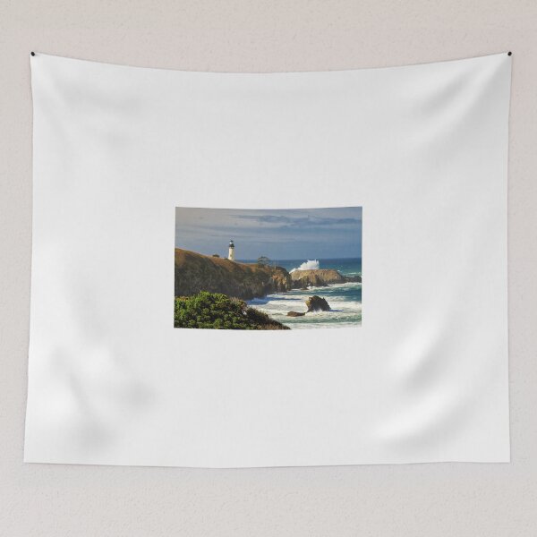 Item preview, Breaking Waves At Yaquina Head Lighthouse designed and sold by James Eddy.