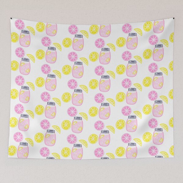 Item preview, Ice cold Pink lemonade in mason jar designed and sold by Livelifeloveart.
