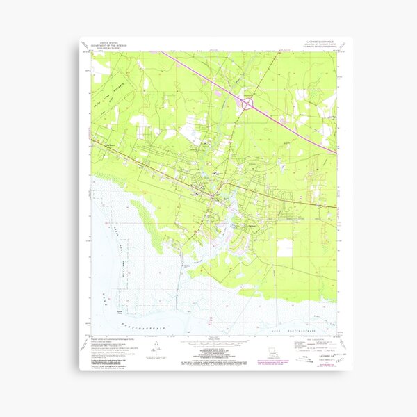 Item preview, USGS TOPO Map Louisiana LA Lacombe 332401 1971 24000 designed and sold by WetdryvacRB01.
