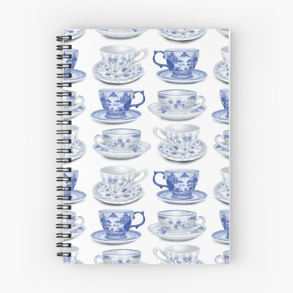 Item preview, Blue and White Tea Time designed and sold by Theodora Gould.
