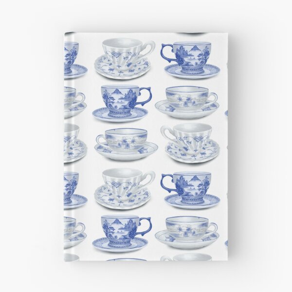 Item preview, Blue and White Tea Time designed and sold by Theodora Gould.