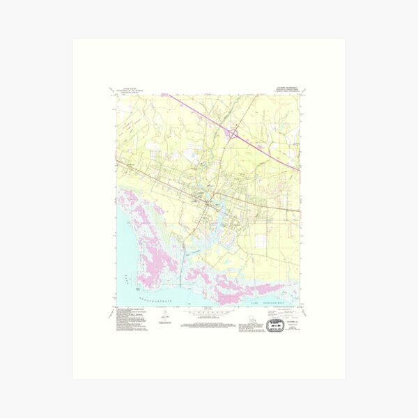 Item preview, USGS TOPO Map Louisiana LA Lacombe 332402 1971 24000 designed and sold by WetdryvacRB01.