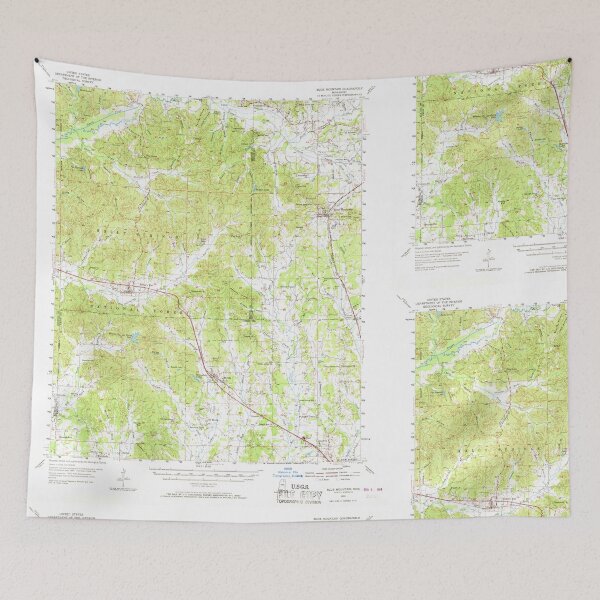 Item preview, USGS TOPO Map Mississippi MS Blue Mountain 336816 1955 62500 designed and sold by WetdryvacRBO2.