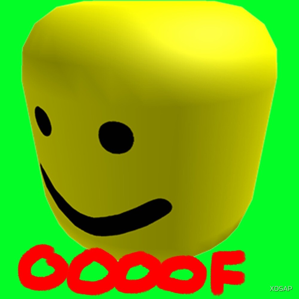 Roblox Head Oof Meme By Xdsap Redbubble - roblox head images