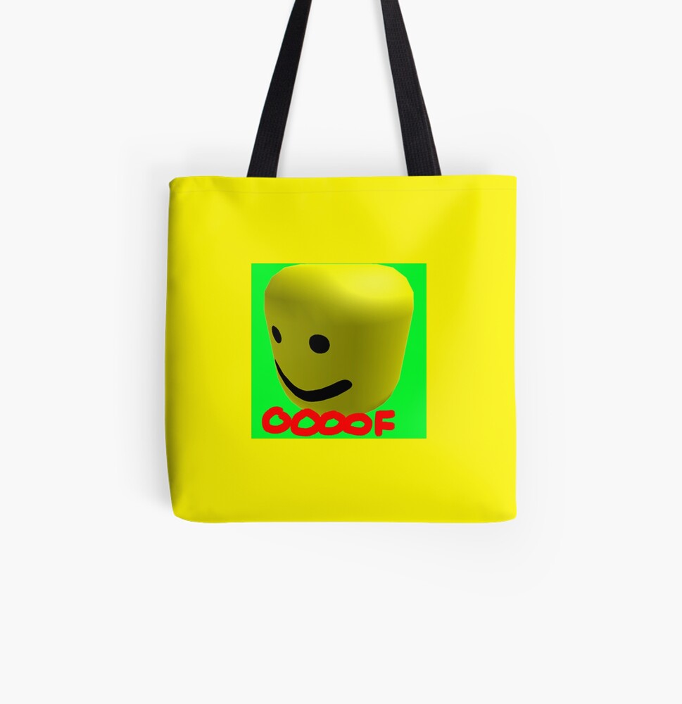 Roblox Yellow Head Meme - roblox death sound tote bag