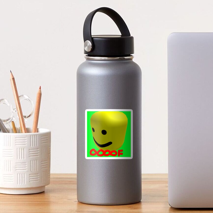 Roblox Head Oof Meme Sticker By Xdsap Redbubble - why roblox uses oof meme