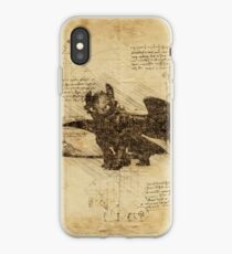 Toothless, Da Vinci style iPhone Case