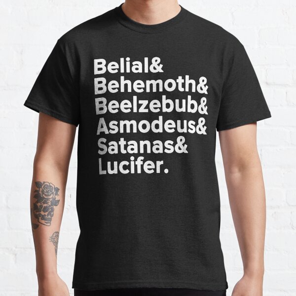 Ghost - Belial Behemoth Beelzebub Asmodeus Satanas Lucifer T-shirt classique