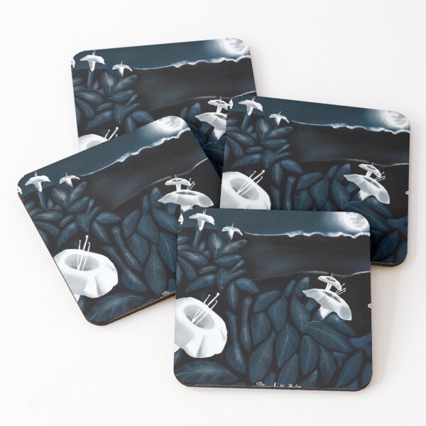 Item preview, Moonlight Flower designed and sold by Little Red Art.