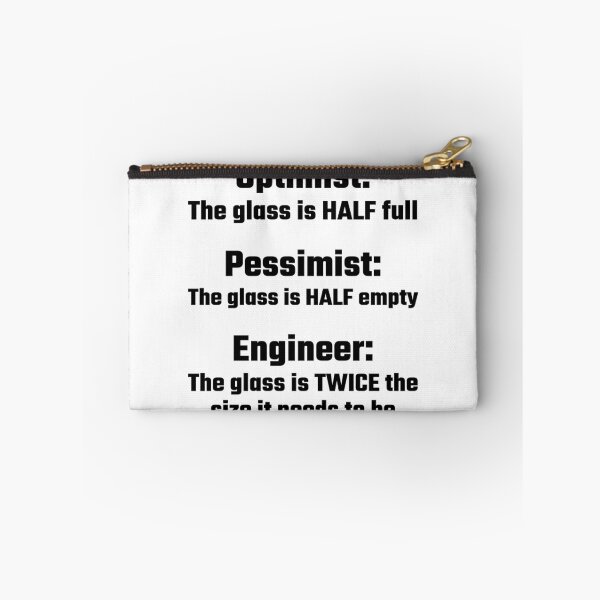 Item preview, Optimist, Pessimist, Engineer designed and sold by evahhamilton.