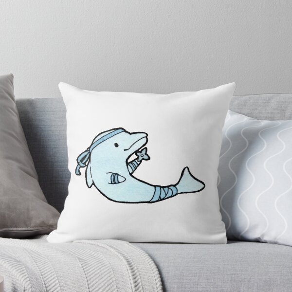 Item preview, Cute Fantasy RPG Blue Monk Dolphin designed and sold by MarinaPrints.