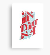 United Shapes of America - Indiana Metal Print