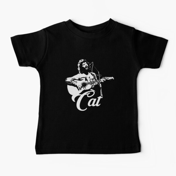 Cat Stevens - White Stencil Baby T-Shirt