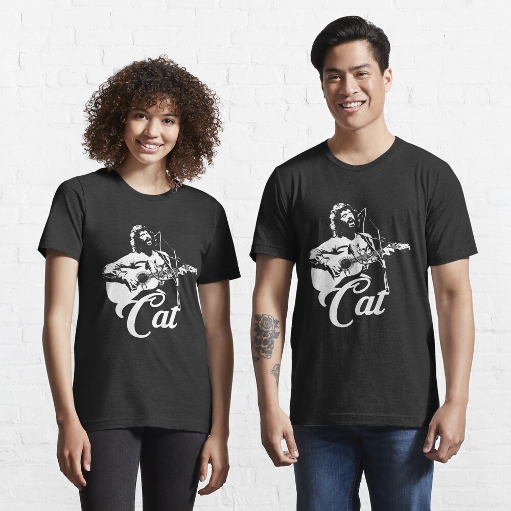 Discover Cat Stevens - White Stencil | Essential T-Shirt 