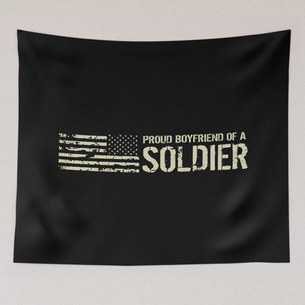 Item preview, Proud Boyfriend of a Soldier designed and sold by Jared Davies.