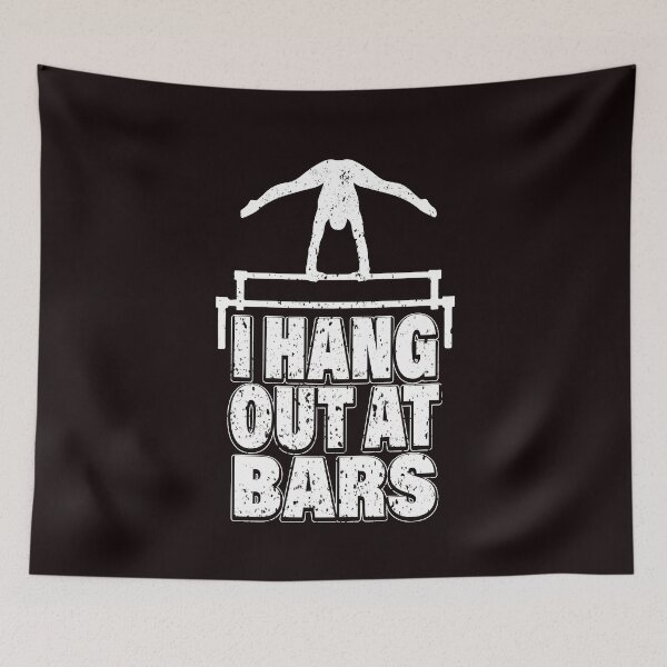 Item preview, I Hang Out At Bars Funny Gymnastics Sports  designed and sold by kimberlyjensen.