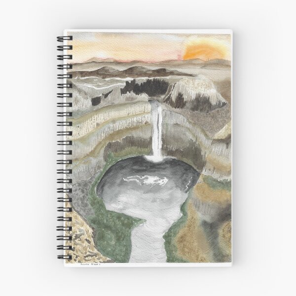 Item preview, Waterfall Painting, Palouse Falls designed and sold by AnnHanlin.
