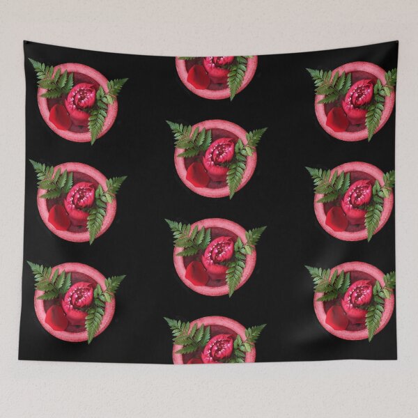 Item preview, Rose Bowl Dark Floral designed and sold by LindasPhotoArt.