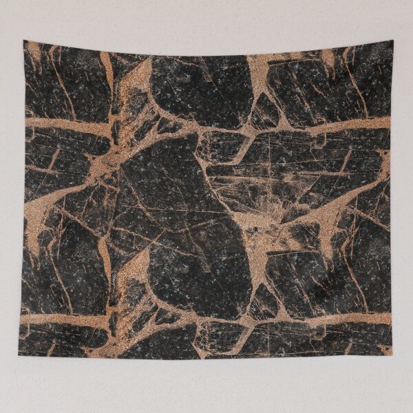 Item preview, Marble Abstract Decor Texture Black Gold designed and sold by YLArt.