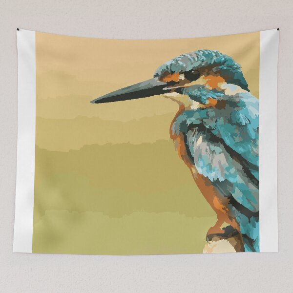 Item preview, Morning Bluebird | Pretty Feathered Bird designed and sold by freshlypeeled.