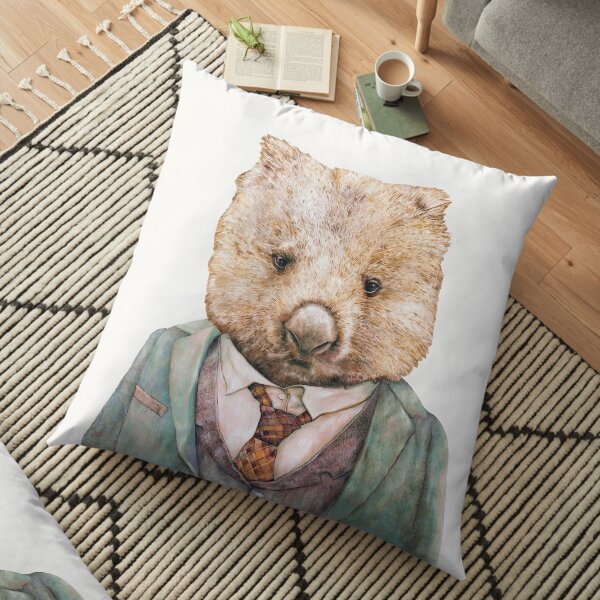 Wombat Floor Pillow