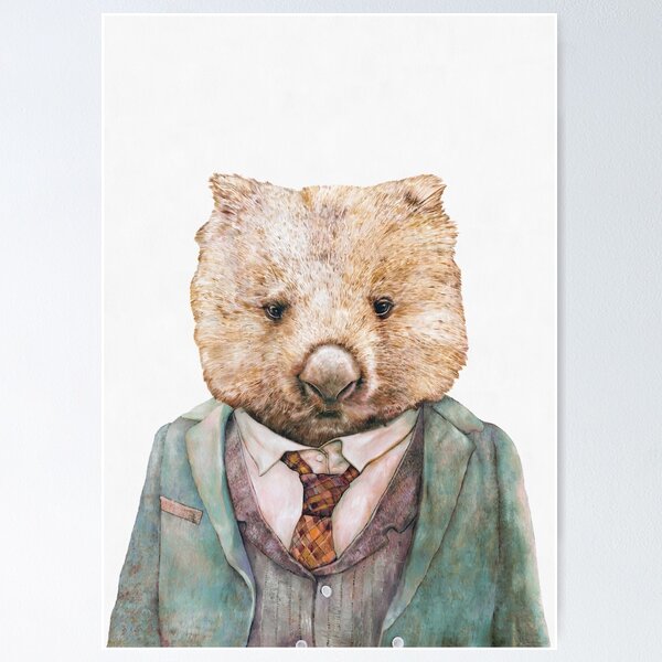 Item preview, Wombat designed and sold by AnimalCrew.