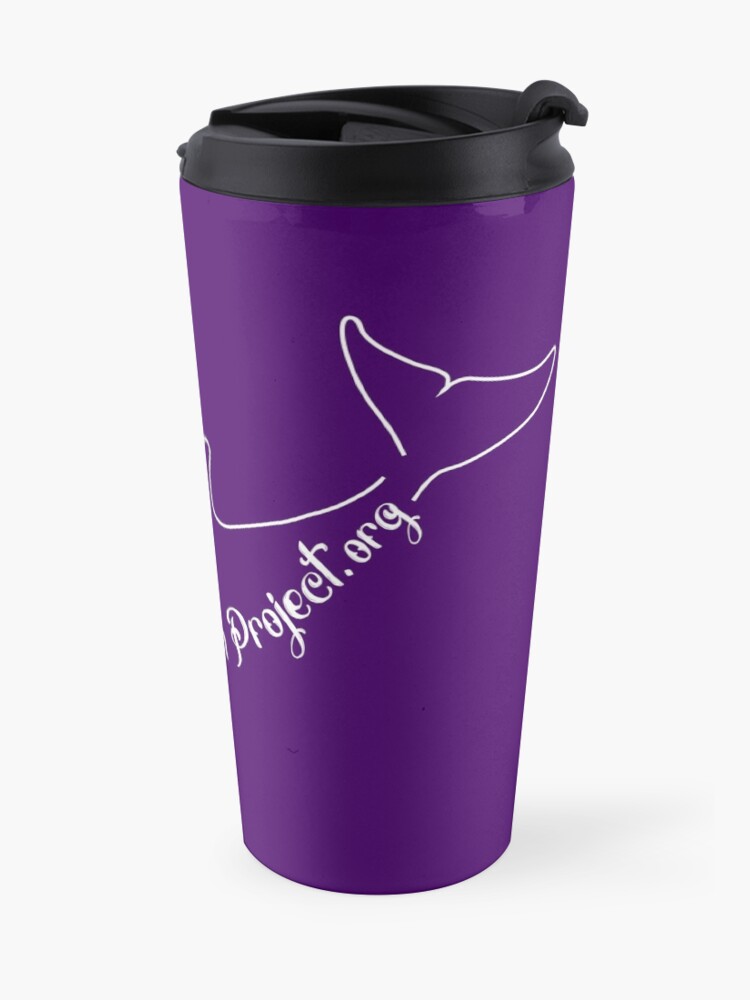 Alternate view of Purple Dolphin Stuff Travel Mug