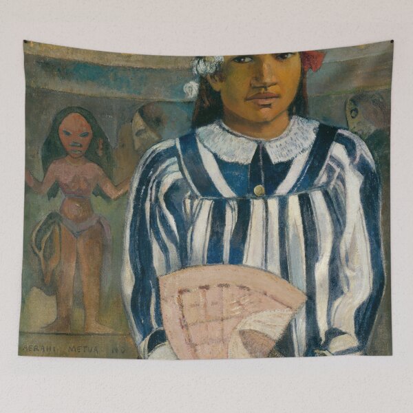 Item preview, Paul Gauguin - The Ancestors of Tehamana OR Tehamana Has Many Parents (Merahi metua no Tehamana) designed and sold by VibrantDesign.