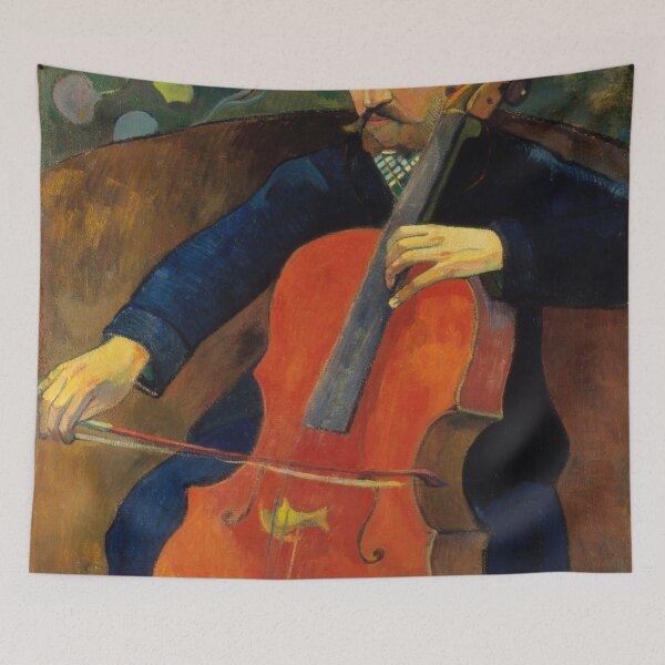 Item preview, Paul Gauguin - Der Violoncellist Upaupa Schneklud designed and sold by VibrantDesign.
