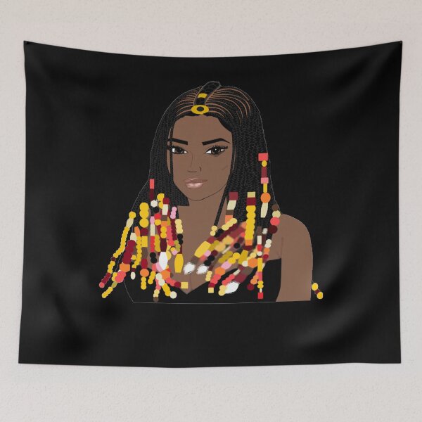 Item preview, Natural Hair CORNROWS BRAIDS and BEADS 3 designed and sold by rieriecoils1.