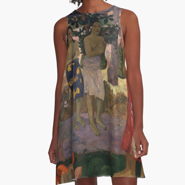 Paul Gauguin - Ia Orana Maria (Hail Mary) A-Line Dress