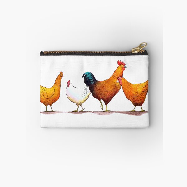 Item preview, Three chooks and a rooster designed and sold by Vicky Pratt.