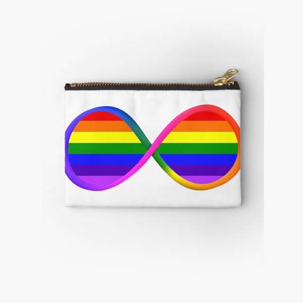 Item preview, Retro 1980s LGBTQ Pride Flag Neurodiversity Symbol designed and sold by Starfire Studio.