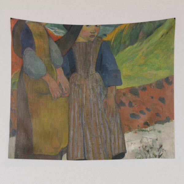 Item preview, Paul Gauguin - Two Breton Girls by the Sea designed and sold by VibrantDesign.