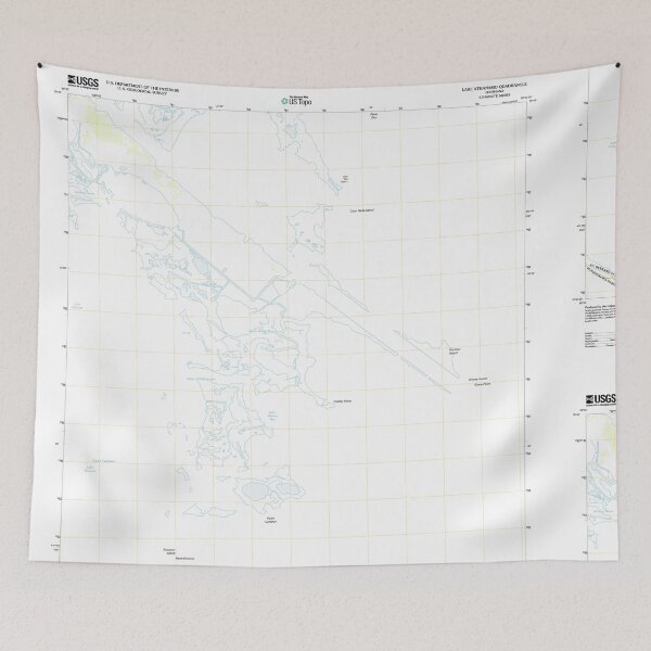 Item preview, USGS TOPO Map Louisiana LA Lake Athanasio 20120328 TM designed and sold by WetdryvacRB01.