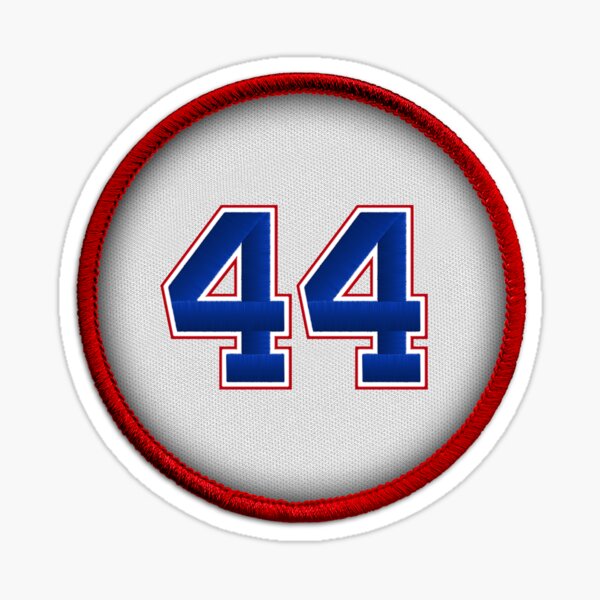 Hank Aaron 44 STICKER DECAL Atlanta Braves Jersey Autograph Card