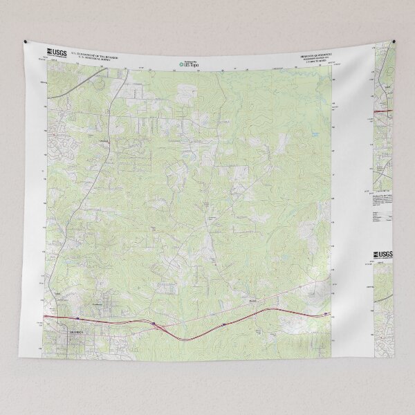 Item preview, USGS TOPO Map Mississippi MS Brandon 20120508 TM designed and sold by WetdryvacRBO2.