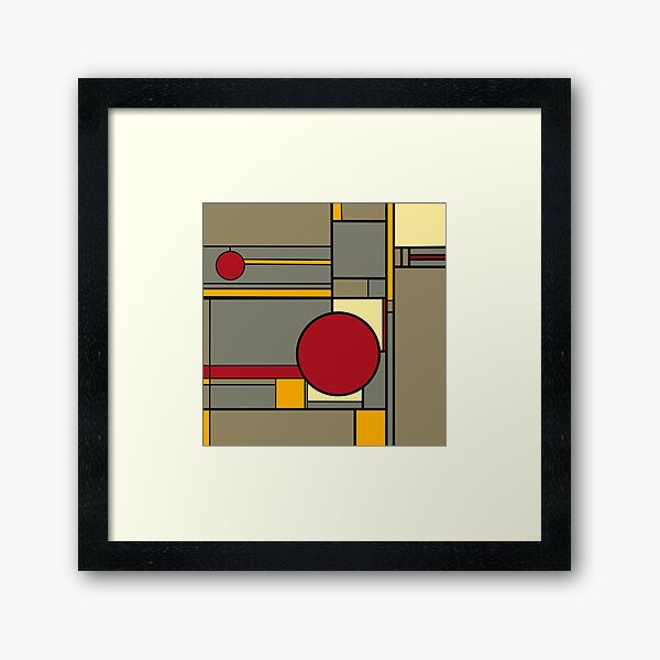 Lines and Love Framed Art Print